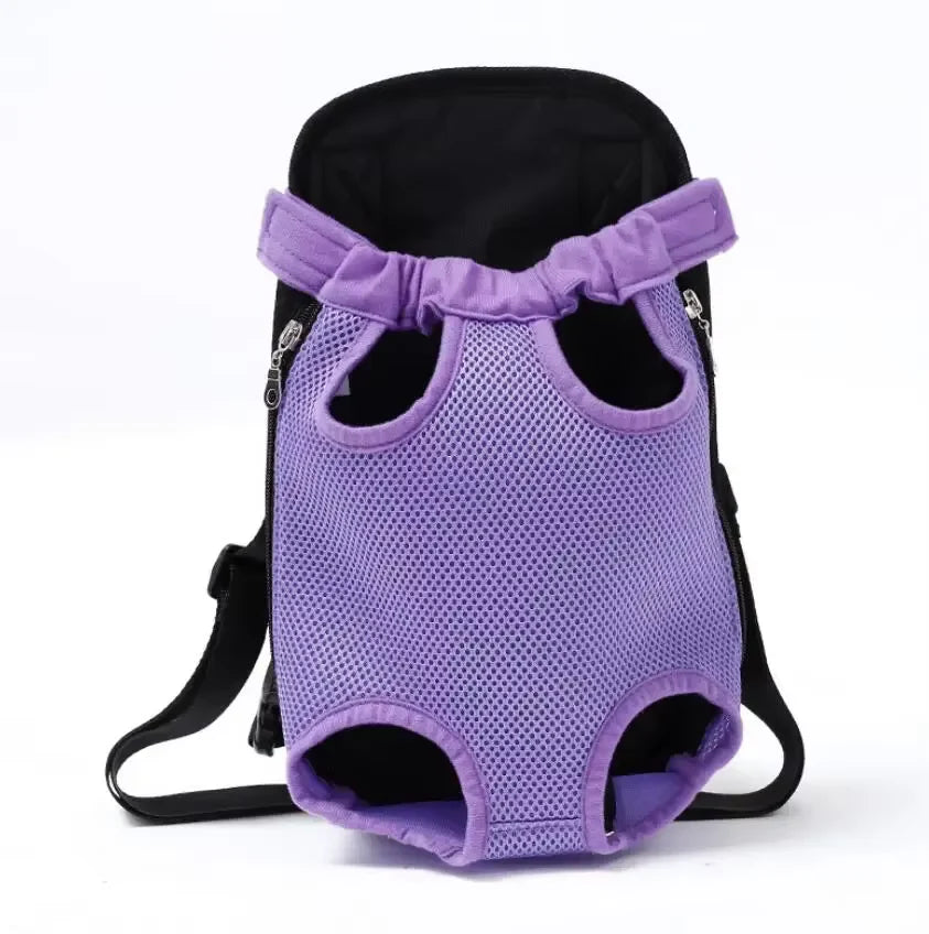 Adjustable Dual-Shoulder Pet Carrier Backpack for Cats and Dogs - Portable Outdoor Travel and Hiking Bag