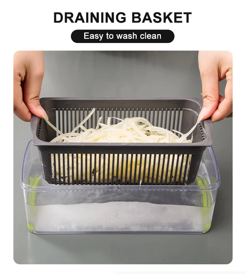 Ultimate 15-in-1 Vegetable and Fruit Chopper - Versatile Cutter and Slicer for Effortless Meal Prep!