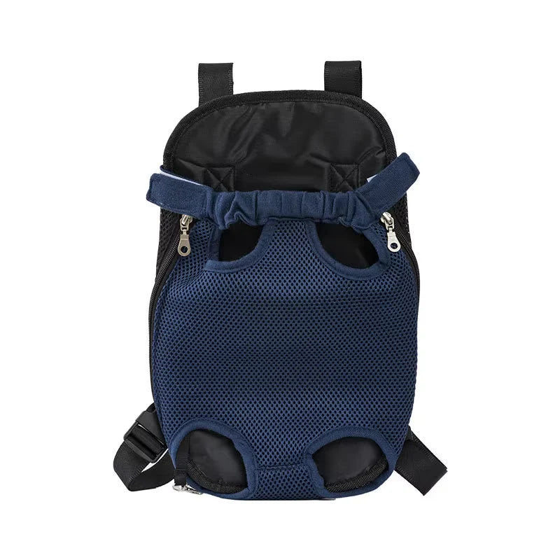 Adjustable Dual-Shoulder Pet Carrier Backpack for Cats and Dogs - Portable Outdoor Travel and Hiking Bag