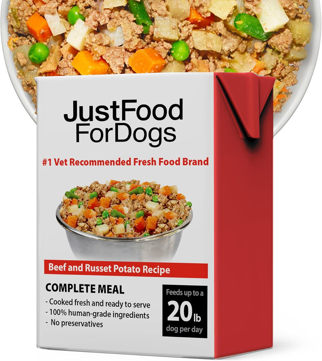 Pantry Fresh Beef & Russet Potato Wet Dog Food - Complete Meal or Tasty Topper, Human Grade Recipe, 12.5 Oz (Pack of 6)