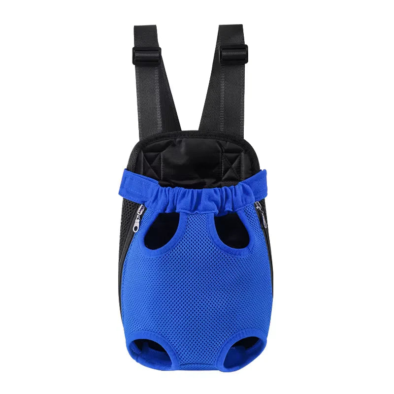 Adjustable Dual-Shoulder Pet Carrier Backpack for Cats and Dogs - Portable Outdoor Travel and Hiking Bag