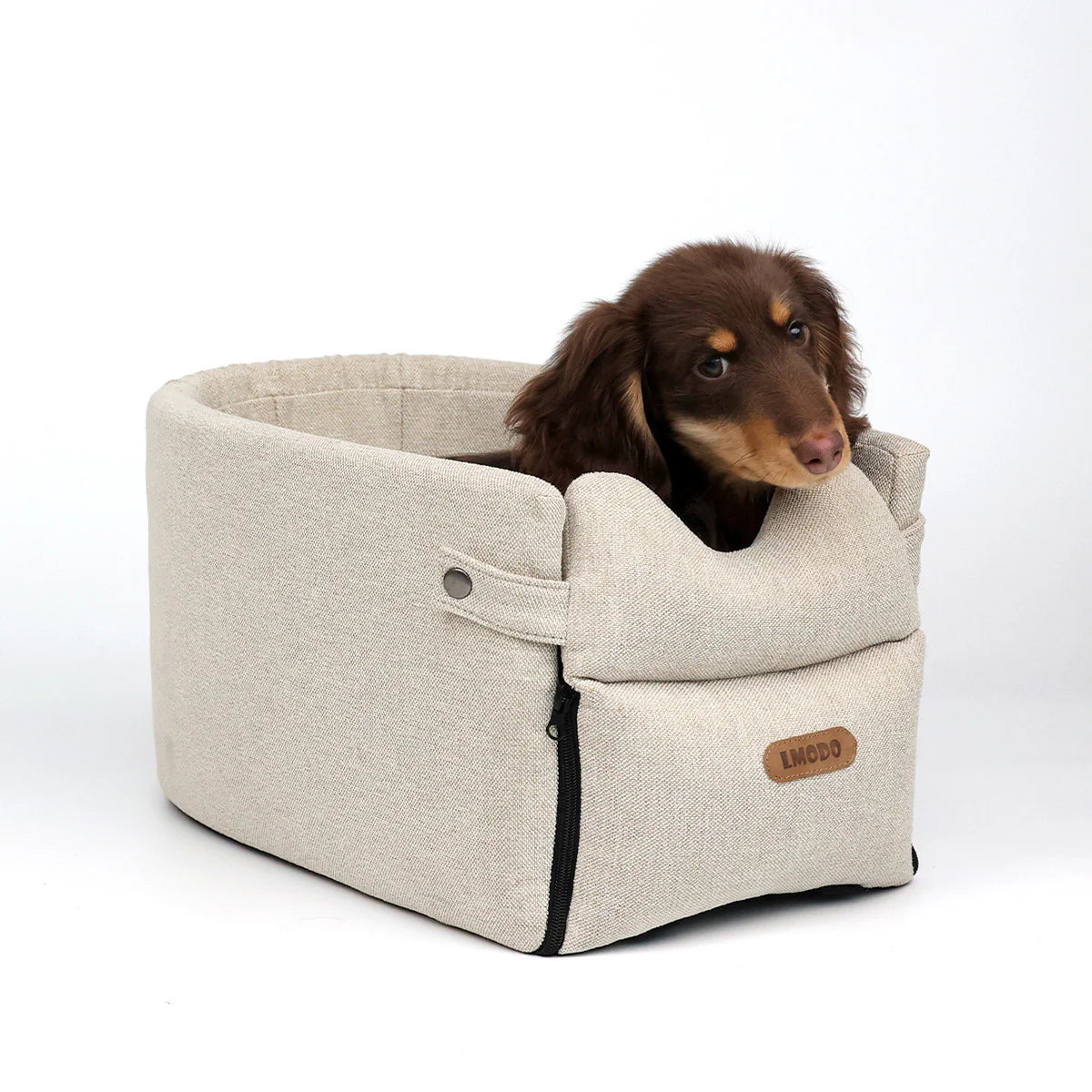 Portable Dog Car Seat Bed - Safe Travel Carrier for Small Dogs & Cats