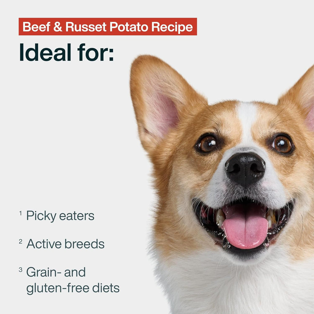 Pantry Fresh Beef & Russet Potato Wet Dog Food - Complete Meal or Tasty Topper, Human Grade Recipe, 12.5 Oz (Pack of 6)
