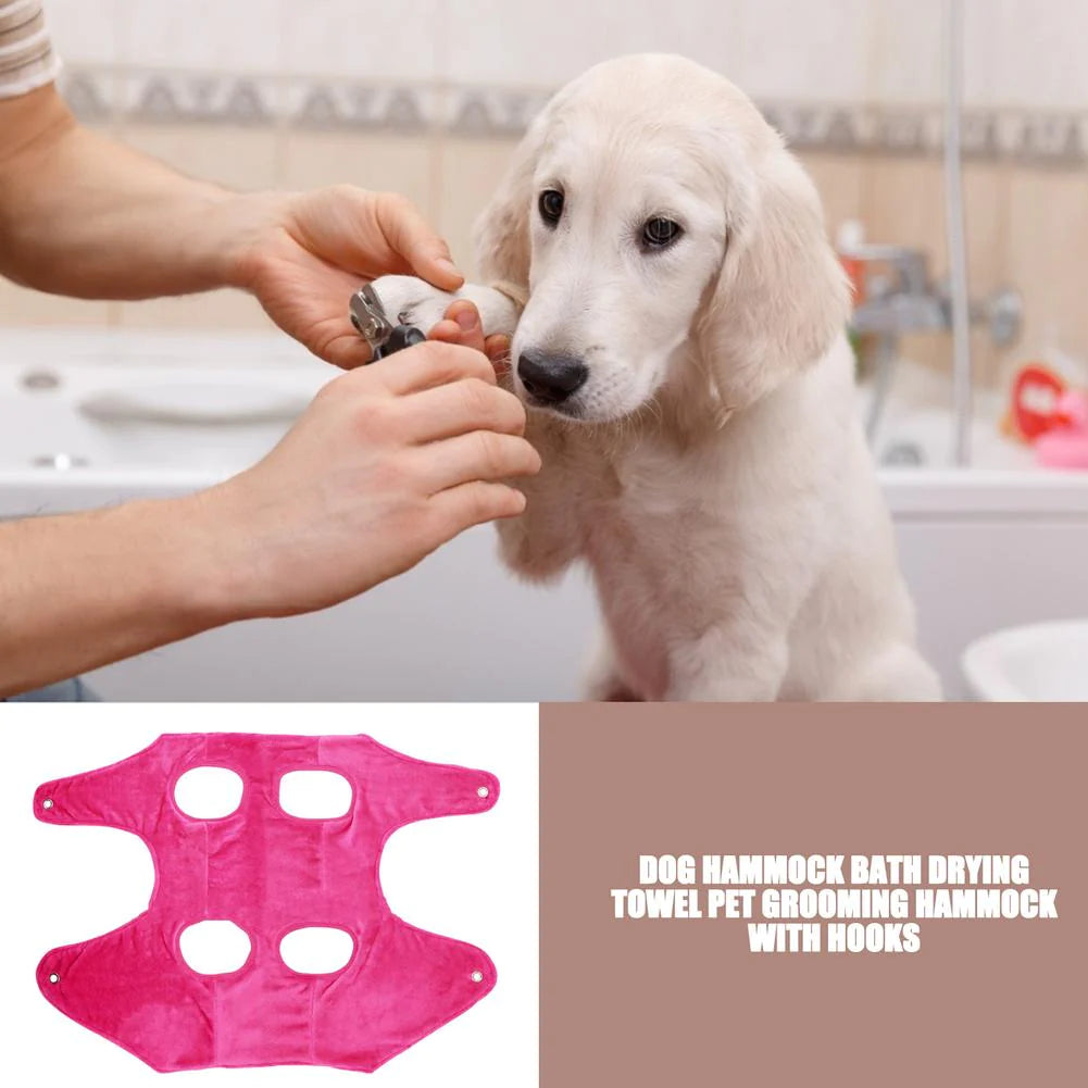 Portable Pet Grooming Hammock Harness - Breathable Dog & Cat Grooming Helper
