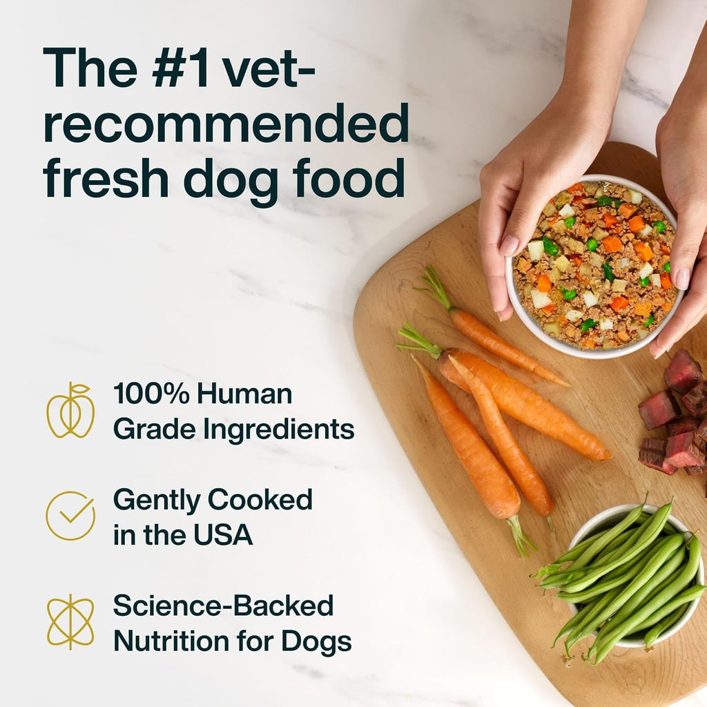 Pantry Fresh Beef & Russet Potato Wet Dog Food - Complete Meal or Tasty Topper, Human Grade Recipe, 12.5 Oz (Pack of 6)