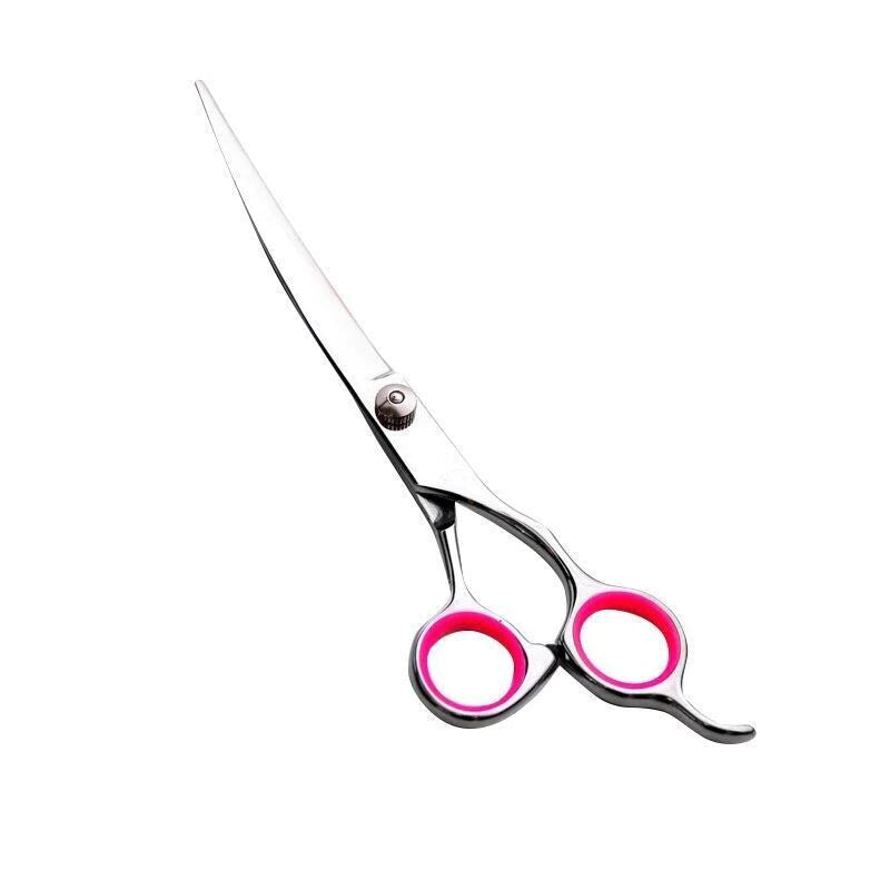 Professional Pet Dog Grooming Scissors Set - Stainless Steel Straight, Curved, and Thinning Shears