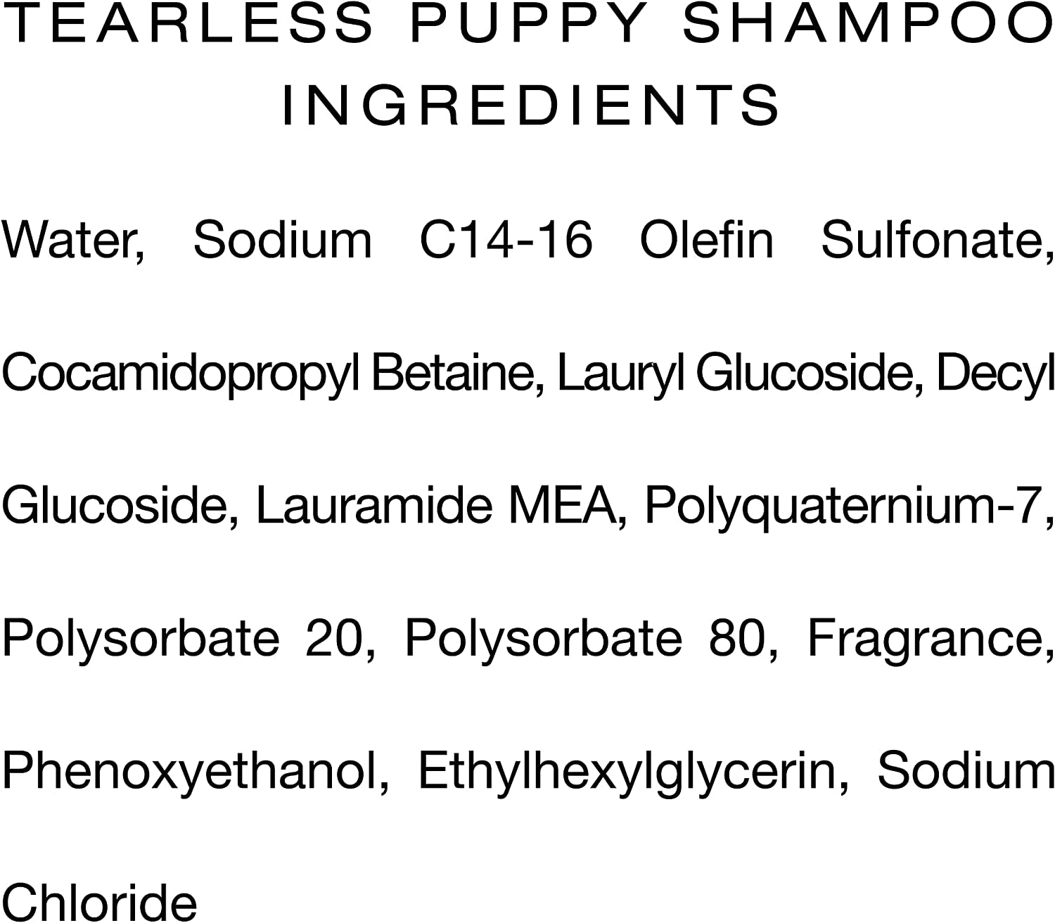 - Everyday Natural Luxury Tearless Puppy Shampoo - Cotton + Fresh Orchid - Sulfate & Paraben Free Formula - 1 Gal, (823-Gal)